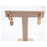 Swarovski Crystal Gold Tone Clip-On Earrings (Lot of 2) Swarovski Crystal Gold Tone Clip-On Earrings (Lot of 2)