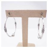 BN Sterling Silver Hoop Earrings BN Sterling Silver Hoop Earrings