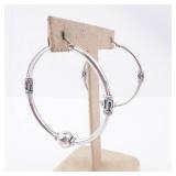 BN Sterling Silver Hoop Earrings BN Sterling Silver Hoop Earrings