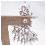 Crystal Sunburst Rhinestone Pierced Earrings - Clear Sparkle Crystal Sunburst Rhinestone Pierced Earrings - Clear Sparkle