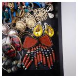 Costume Jewelry Assortment Tray - Earrings, Necklaces, Rings & Beads Costume Jewelry Assortment Tray - Earrings, Necklaces, Rings & Beads