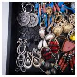 Costume Jewelry Assortment Tray - Earrings, Necklaces, Rings & Beads Costume Jewelry Assortment Tray - Earrings, Necklaces, Rings & Beads