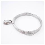 Michael Kors Padlock Bracelet with pave crystals - Silver-tone Michael Kors Padlock Bracelet with pave crystals - Silver-tone