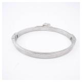 Michael Kors Padlock Bracelet with pave crystals - Silver-tone Michael Kors Padlock Bracelet with pave crystals - Silver-tone