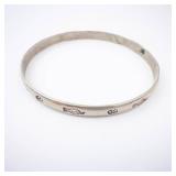 Sterling Silver Bracelet 925 - Paw Print & Medallion Motifs Sterling Silver Bracelet 925 - Paw Print & Medallion Motifs