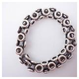 Sterling Silver Nexus Circle Link Bracelet - Weighs 67.5 Grams!!! Needs clasp Sterling Silver Nexus Circle Link Bracelet - Weighs 67.5 Grams!!! Needs clasp