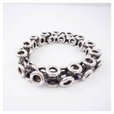 Sterling Silver Nexus Circle Link Bracelet - Weighs 67.5 Grams!!! Needs clasp Sterling Silver Nexus Circle Link Bracelet - Weighs 67.5 Grams!!! Needs clasp
