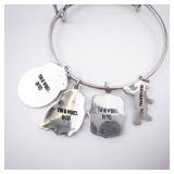 Harry Potter Charm Bracelet - Hedwig Owl, Hogwarts Crest & Platform 9 3/4 Charms Harry Potter Charm Bracelet - Hedwig Owl, Hogwarts Crest & Platform 9 3/4 Charms