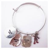 Harry Potter Charm Bracelet - Hedwig Owl, Hogwarts Crest & Platform 9 3/4 Charms Harry Potter Charm Bracelet - Hedwig Owl, Hogwarts Crest & Platform 9 3/4 Charms