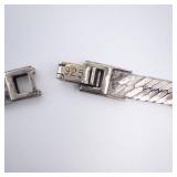 Sterling Silver Herringbone Necklace - Box Clasp Sterling Silver Herringbone Necklace - Box Clasp