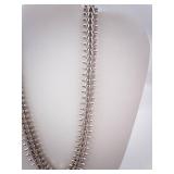 Chunky Sterling Silver Flat Chain Necklace. 68 Grams!!! Chunky Sterling Silver Flat Chain Necklace. 68 Grams!!!