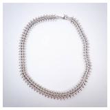 Chunky Sterling Silver Flat Chain Necklace. 68 Grams!!! Chunky Sterling Silver Flat Chain Necklace. 68 Grams!!!