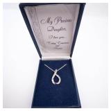 Bradford Exchange 'I Love You Forever' Crystal-Accent Infinity Teardrop Pendant Necklace Bradford Exchange 'I Love You Forever' Crystal-Accent Infinity Teardrop Pendant Necklace
