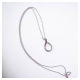 Bradford Exchange 'I Love You Forever' Crystal-Accent Infinity Teardrop Pendant Necklace Bradford Exchange 'I Love You Forever' Crystal-Accent Infinity Teardrop Pendant Necklace