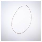 Men's Sterling Silver Cable Chain Necklace Italian Men's Sterling Silver Cable Chain Necklace Italian