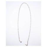 Men's Sterling Silver Cable Chain Necklace Italian Men's Sterling Silver Cable Chain Necklace Italian