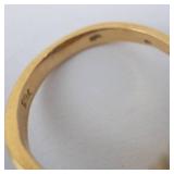 14K Turquoise Cabachon Cluster Ring. Size 5.25 14K Turquoise Cabachon Cluster Ring. Size 5.25