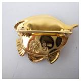 14K Gold Asch Grossbardt Fish Brooch with Lapis, Malachite, Coral, Mother of Pearl & Diamonds 14K Gold Asch Grossbardt Fish Brooch with Lapis, Malachite, Coral, Mother of Pearl & Diamonds