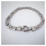 Men's Sterling Silver Byzantine Bracelet Men's Sterling Silver Byzantine Bracelet