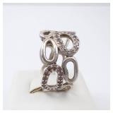 Pandora Circle of Friends Ring - Champagne CZ, Sterling Silver, Size 7 Pandora Circle of Friends Ring - Champagne CZ, Sterling Silver, Size 7