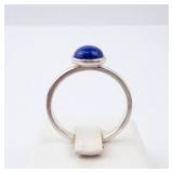 Lapis Cabochon Ring - Sterling Silver - Size 7 Lapis Cabochon Ring - Sterling Silver - Size 7