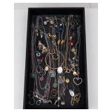 Assorted Jewelry Lot: Necklaces & Bracelets - Mixed Metals Assorted Jewelry Lot: Necklaces & Bracelets - Mixed Metals