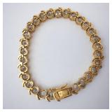 Beautiful CZ Vermeil Tennis Bracelet Beautiful CZ Vermeil Tennis Bracelet