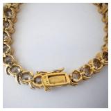 Beautiful CZ Vermeil Tennis Bracelet Beautiful CZ Vermeil Tennis Bracelet