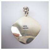 Suarti Lapis Lazuli Pendant - Sterling Silver 925 Indonesia Suarti Lapis Lazuli Pendant - Sterling Silver 925 Indonesia