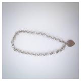 Tiffany & Co Sterling Silver Heart Tag Necklace Tiffany & Co Sterling Silver Heart Tag Necklace