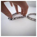 Italian Stainless Steel Charm Bracelets (Lot of 2) Italian Stainless Steel Charm Bracelets (Lot of 2)