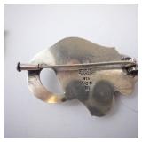 Georg Jensen Sterling Silver Earrings & Brooch Circa 1933-1934 Denmark 925 Georg Jensen Sterling Silver Earrings & Brooch Circa 1933-1934 Denmark 925