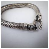 Heavy Men's Sterling Silver Thick Snake Bracelet - 50 GRAMS!!! Heavy Men's Sterling Silver Thick Snake Bracelet - 50 GRAMS!!!