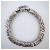Heavy Men's Sterling Silver Thick Snake Bracelet - 50 GRAMS!!! Heavy Men's Sterling Silver Thick Snake Bracelet - 50 GRAMS!!!