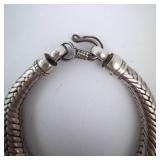 Heavy Men's Sterling Silver Thick Snake Bracelet - 50 GRAMS!!! Heavy Men's Sterling Silver Thick Snake Bracelet - 50 GRAMS!!!