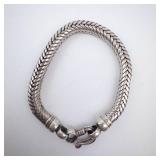 Heavy Men's Sterling Silver Thick Snake Bracelet - 50 GRAMS!!! Heavy Men's Sterling Silver Thick Snake Bracelet - 50 GRAMS!!!