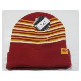 NEW Iowa State University Cyclones Maroon Striped Beanie Stocking Cap - OSFM