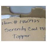 NEW Serenity by Tempur-Pedic 3” Cooling Memory Foam Mattress Topper - FULL