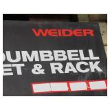Weider Two Tier Dumbbell Rack - Black Metal NEW in BOX