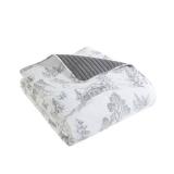NEW Lenox 3-Piece Quilt Set, FULL/QUEEN - Winter Scene Gray