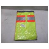 NEW PIP 302-0500S ANSI Type R Class 2 Surveyors Vest, Two-Tone, 11 Pockets, Hi-Viz Yellow, XXL