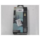 Monster Essentials Premium Subwoofer Cable Connector for Home Theaters and Cars, RCA Subwoofer Audio Cable, 13.1ft