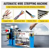 VEVOR Electric Wire Stripping Machine, 370W 0.06 inch -1.5 inch Automatic Motorized Cable Stripper with 75 ft/min Speed