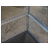 Adjustable Gray Metal Frame Built to Fit Onto Pallets - Perfect for Projects