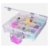 NEW AB Designs 6965ABD Super Satchel with 12 Small Bins Inside, Stackable Home Storage