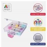 NEW AB Designs 6965ABD Super Satchel with 12 Small Bins Inside, Stackable Home Storage