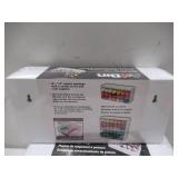 NEW 2 Pack of Art Bin 6828AG Paint Storage Tray, Wall Mountable 21 Compartment Wooden Organizer, White