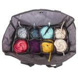 NEW ArtBin 6821AG Yarn Tote, Portable Knitting & Crochet Storage Bag with Lift-Out Yarn Organizer