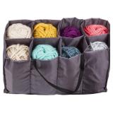 NEW ArtBin 6821AG Yarn Tote, Portable Knitting & Crochet Storage Bag with Lift-Out Yarn Organizer