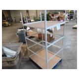Adjustable White Metal Frame Built to Fit Onto Pallets - Perfect for Projects